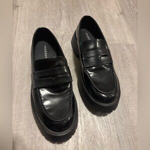 Madden Girl Platform Chunky Loafers Size 8 Academic Academia Grunge Goth